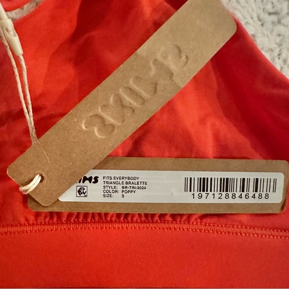 SKIMS ❤️❤️ Poppy Fits Everybody Triangle Bralette Size S NWT - Picture 3 of 3